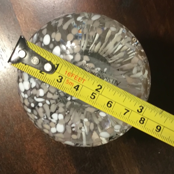 Italian Handblown Murano Glass Mushroom Paperweight by Alessandro Coppola-NEW - Picture 8 of 8